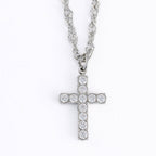 Howard's - Cross Necklace 16" Pave Pendant Waterproof Jewelry Narelle