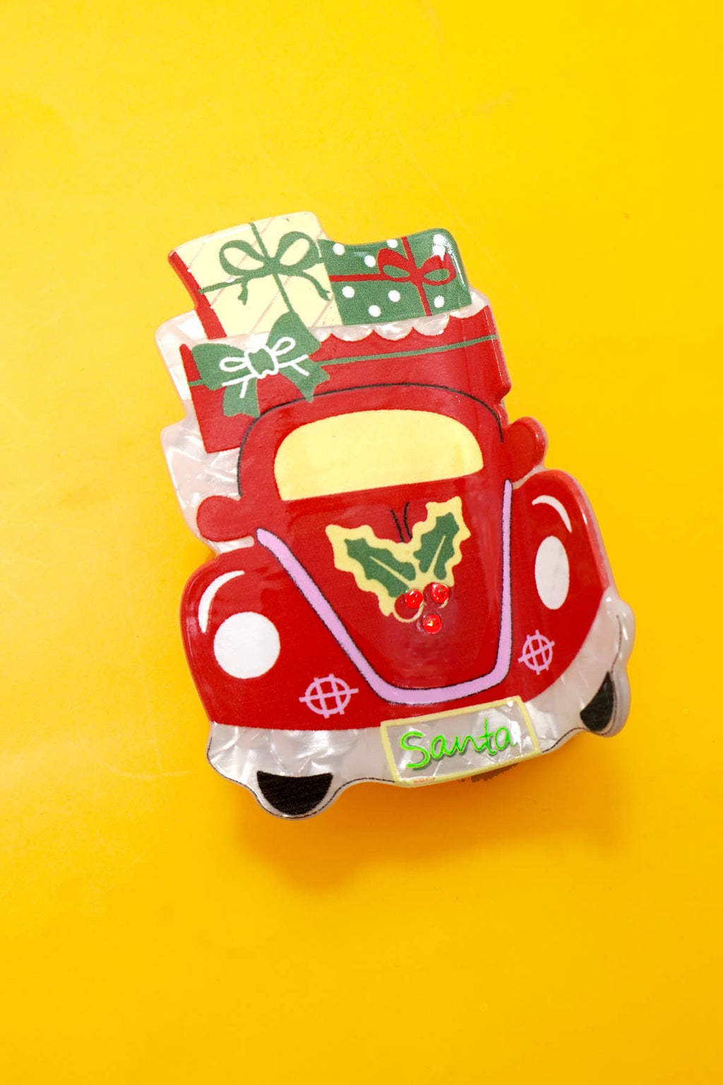 JOSSLYN by wall to wall - CHRISTMAS TREE SANTA SNOWMAN HAIR CLAW CLIPS |