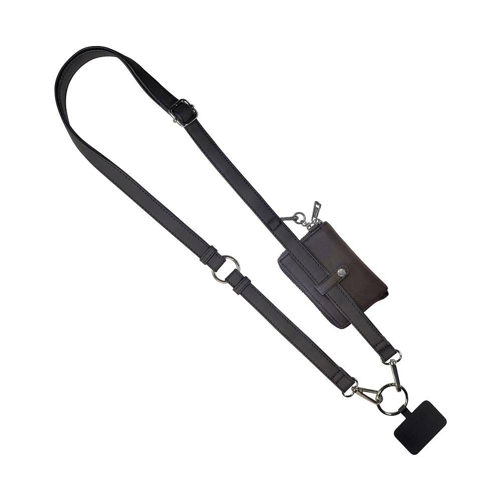 Save The Girls - Clip & Go Strap with Pouch Brushed Vegan Leather Collection