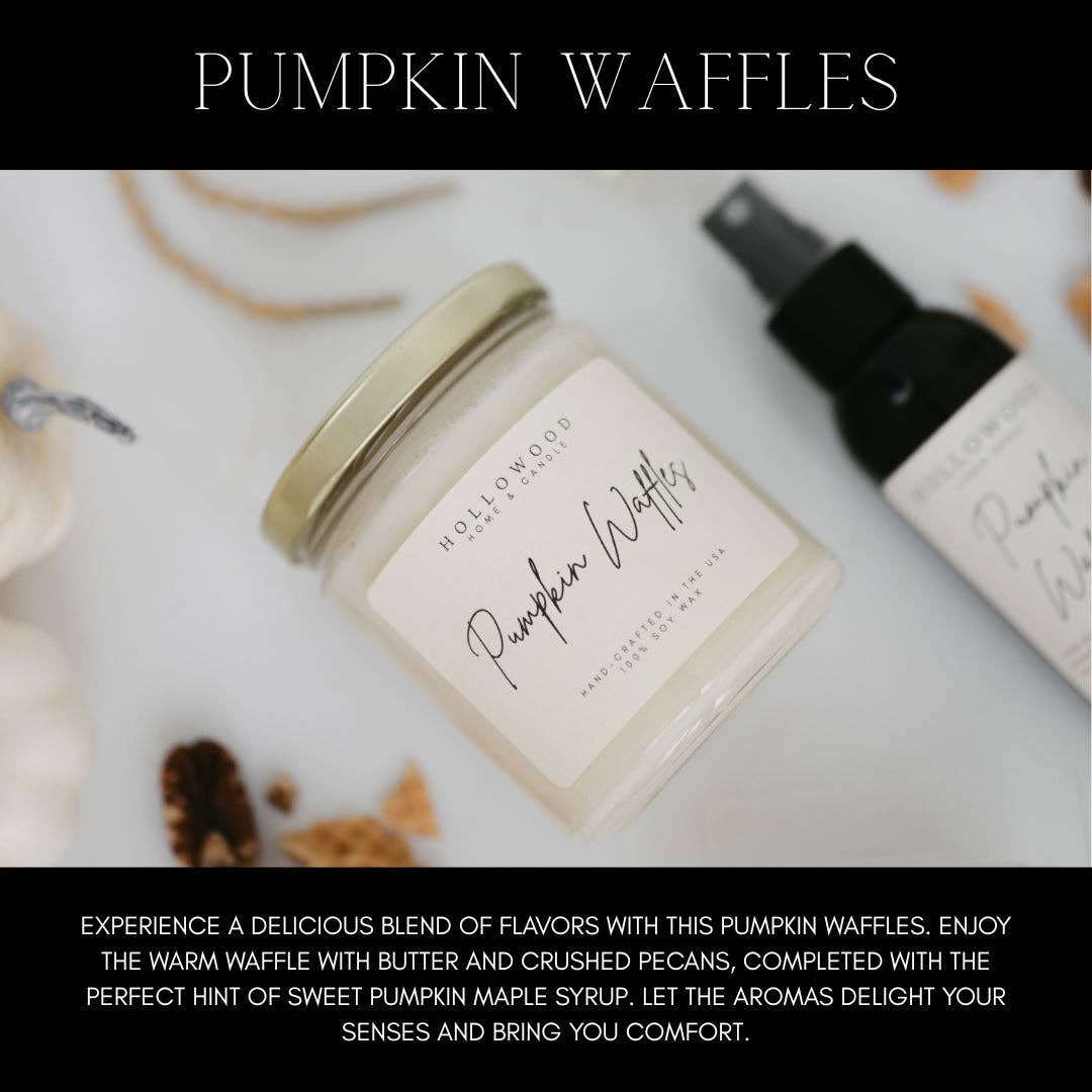 HOLLOWOOD FRAGRANCE - PUMPKIN WAFFLES | CANDLES