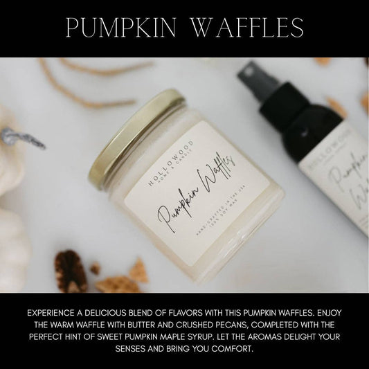 HOLLOWOOD FRAGRANCE - PUMPKIN WAFFLES | LINEN  SPRAY