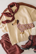 Buddy Dog Graphic Short Sleeve Knit