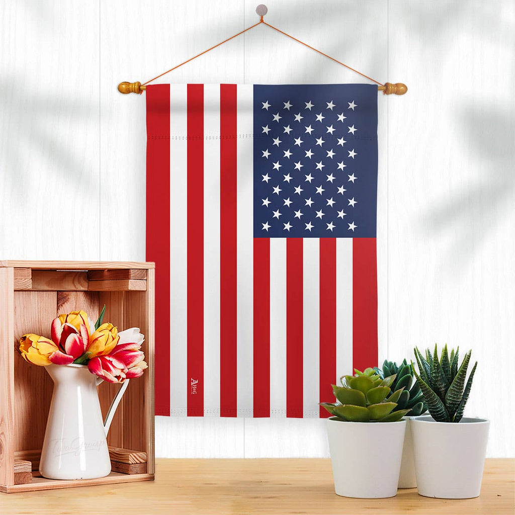 Flag United States Usa Old Glory Garden House 2-Sided Home