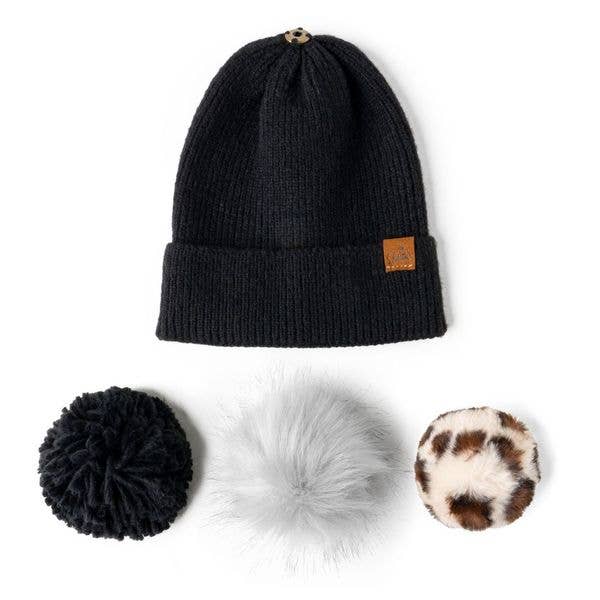 DM Merchandising - Britt's Knits Snap To It Mix & Match Pom Hat Assortment