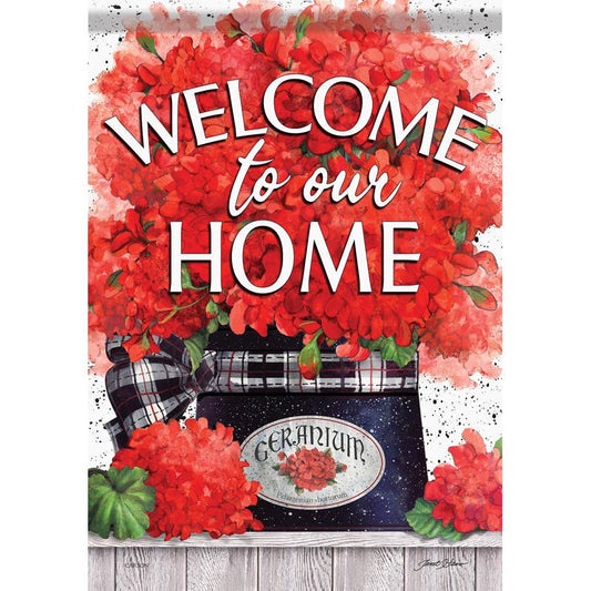 FlagTrends by Carson - "Geranium Joy" Dura Soft™ Garden Flag