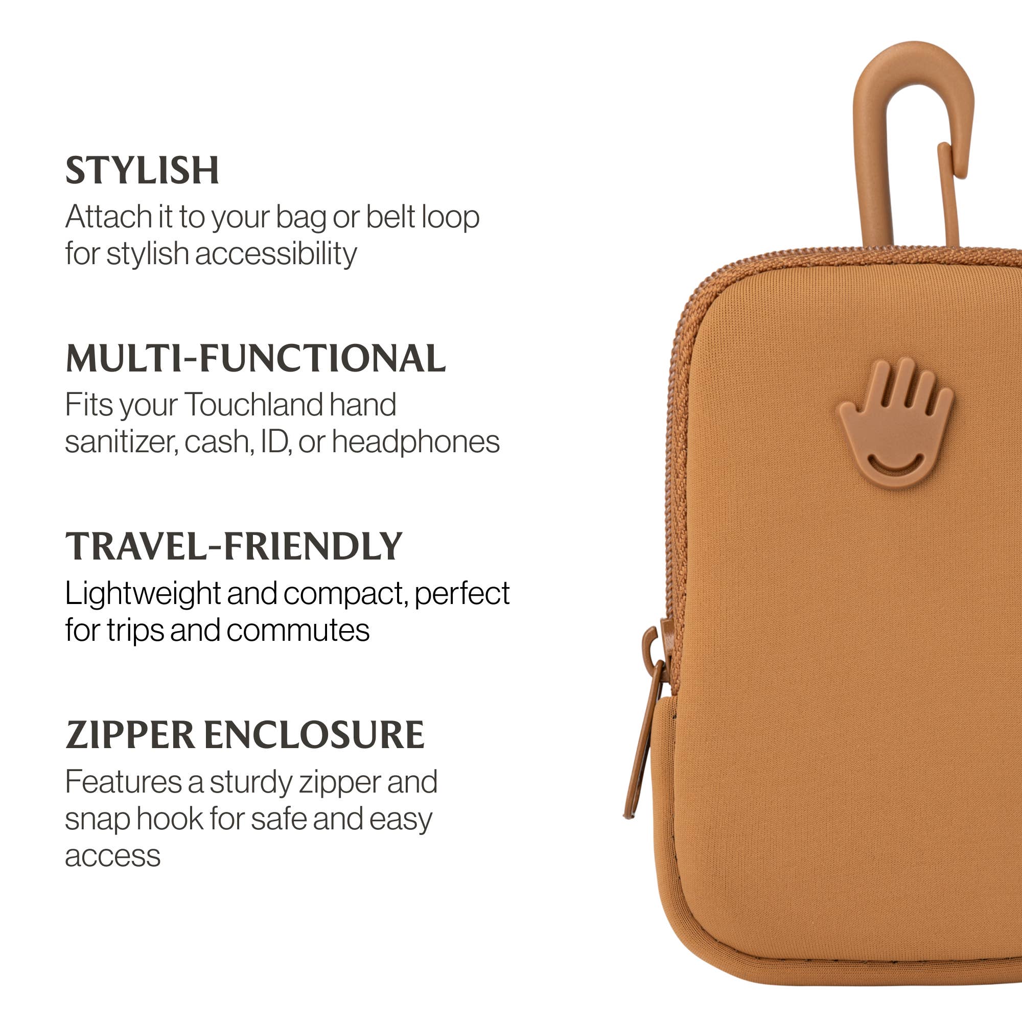 Touchland - Caramel Touchette Pouch