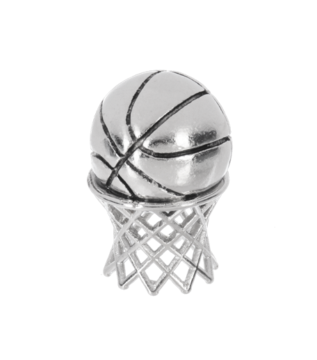 Hoop Dreams Basketball Charm