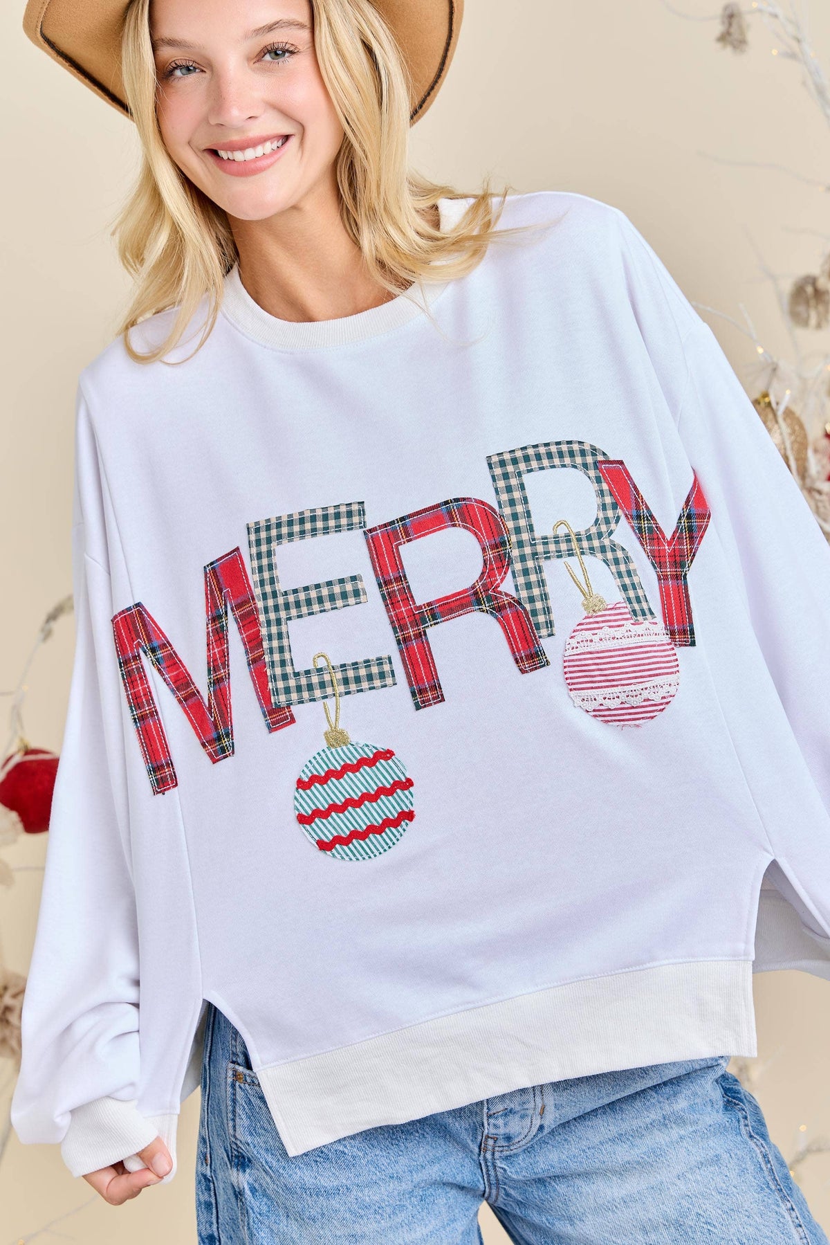 Merry Christmas Sweatshirt – Festive Holiday Pullover