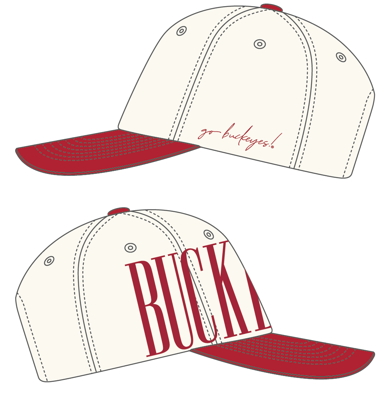 Gameday Social Apparel Co.® - Ohio State Saturday Stretch Canvas Trucker Hat