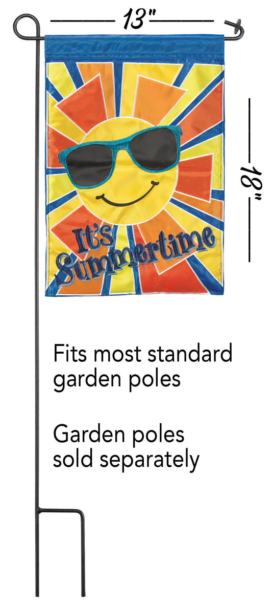 Magnolia - SUN IT'S SUMMERTIME FLAG POLY GARDEN