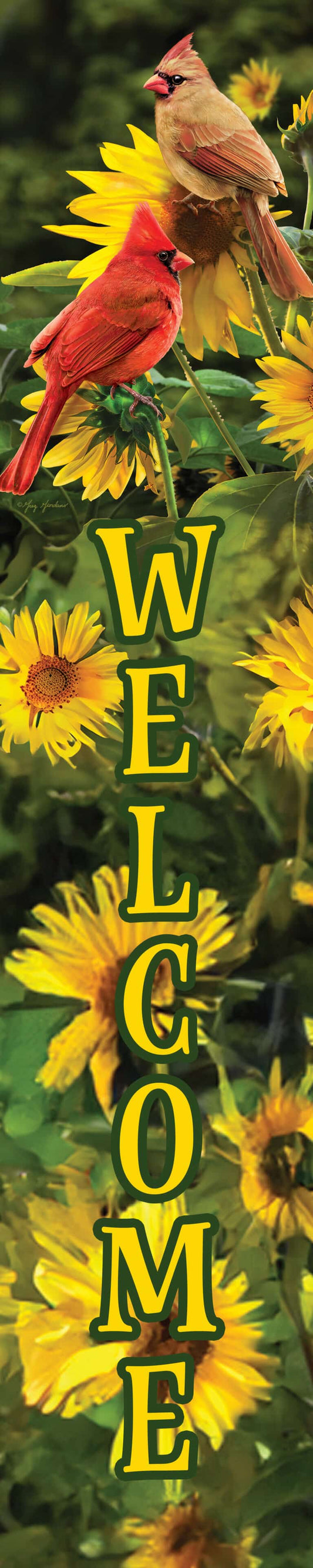 Custom Decor - Yard Expression-Cardinal couple