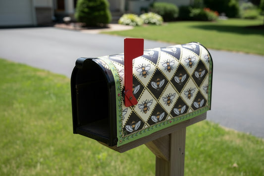 Busy Bees Mailbox Cover