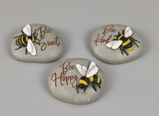 CEMENT ROCK W/BEE DESIGN