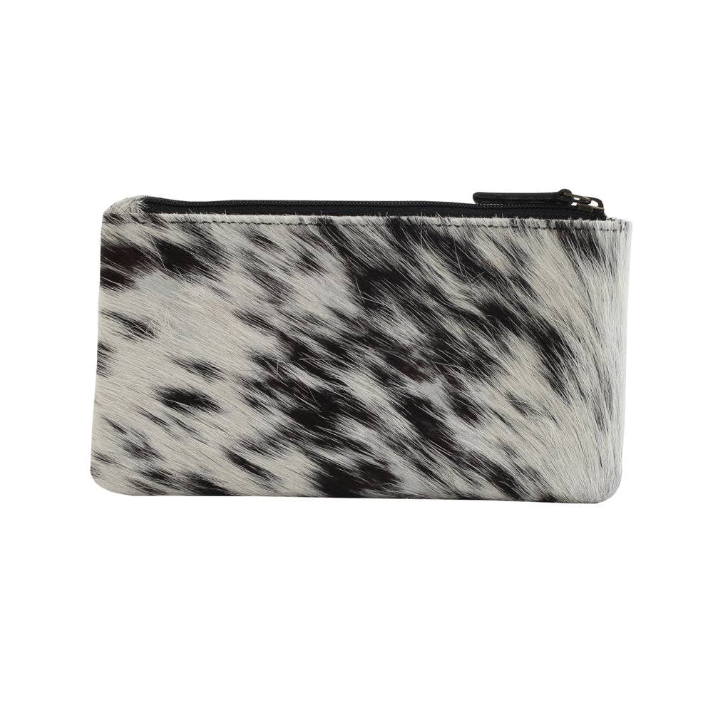 Myra Bag - COOKIE CRUNCH LEATHER AND HAIRON WALLET