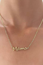 18K STAINLESS STEEL TARNISH FREE MAMA NECKLACE