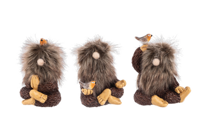 Bigfoot Figurines - Sitting Yoga Poses