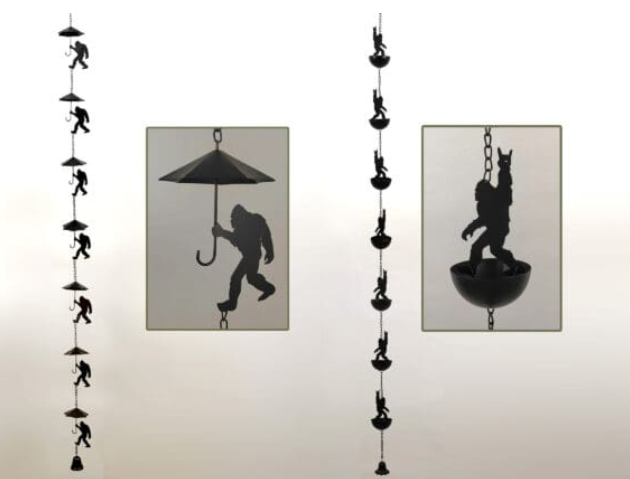 Bigfoot Rain Chain