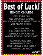 Best of Luck! Bingo Charm