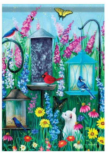 "Birdfeeder Delight" Dura Soft™ Flag
