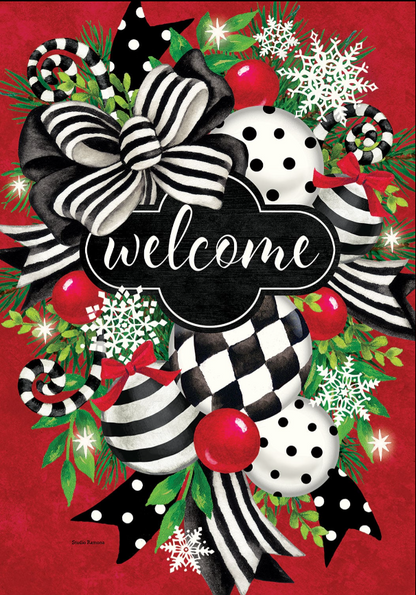 Black & White Swag-Flag by Studio Ramona