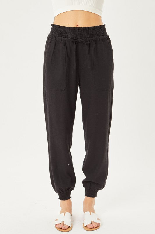 Elastic Waistband Pants