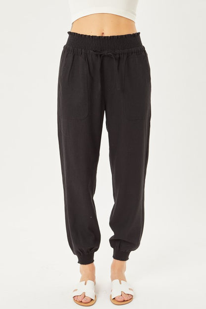 Elastic Waistband Pants