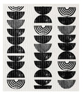 Organic Dish Cloth - Half Circle - Black