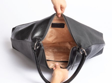 TWO TONE HOBO PURSE