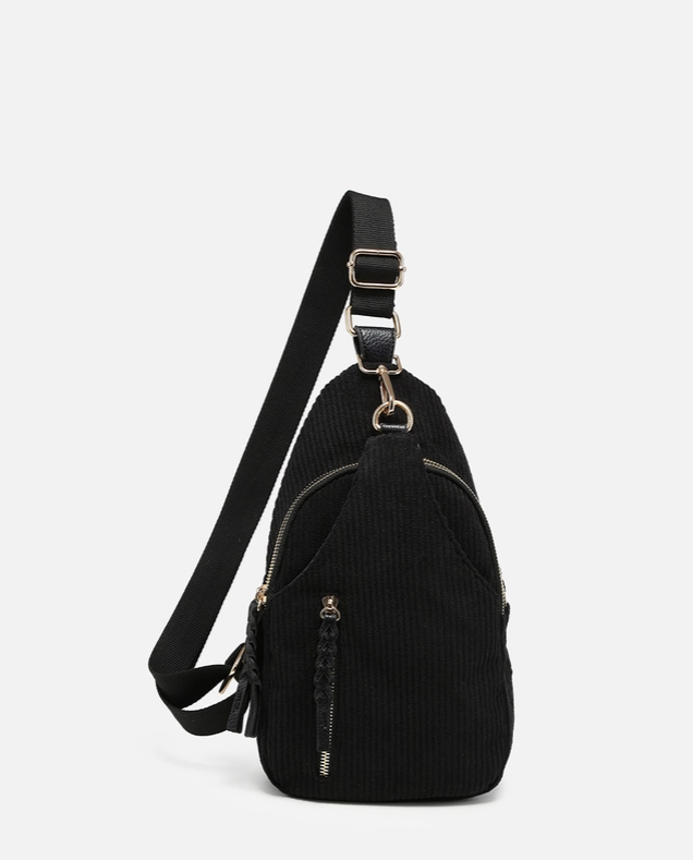 Nikki Corduroy Crossbody Purse