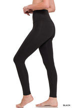PREMIUM COTTON WIDE WAISTBAND FULL LENGTH LEGGINGS