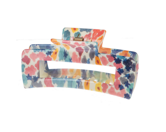 Floral Hair Claw Clips