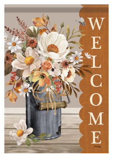 "Boho Peony Bouquet" Durasoft™ Flag