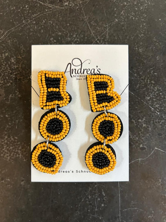 BOO Beaded Earrings