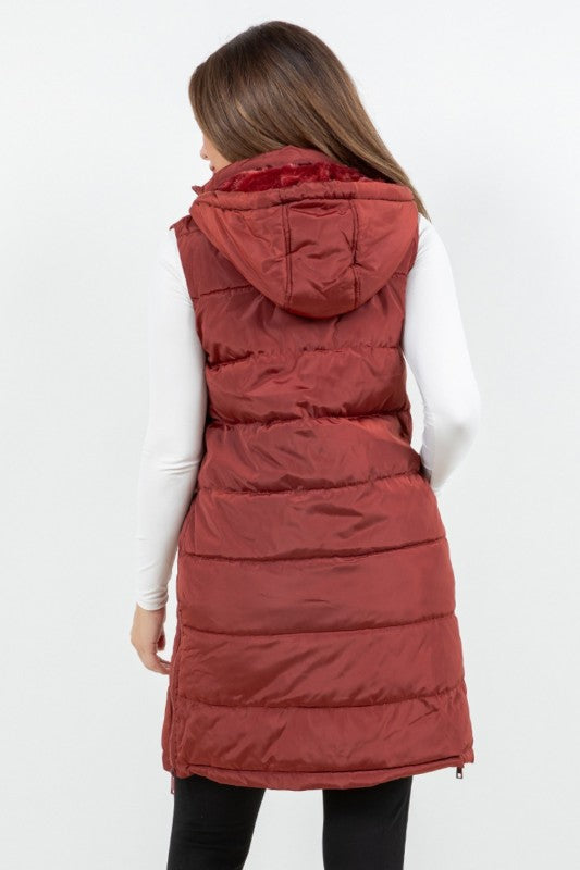 Serena Puffer Long Vest