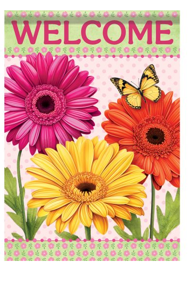 Bright Gerberas Flag