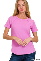 Softest BABY WAFFLE SHORT SLEEVE TOP