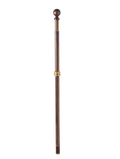 Metal Extendable House Flag Bronze !