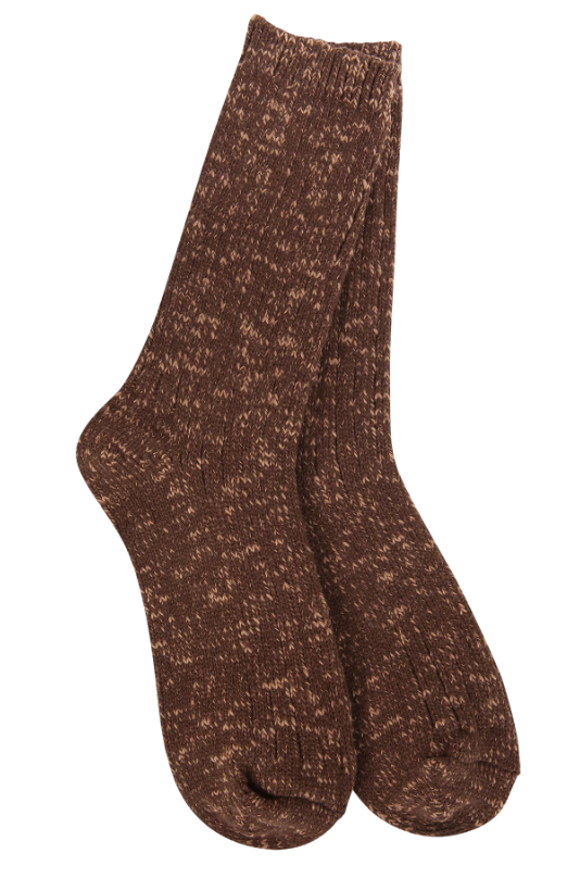 Weekend Cotton Slub Marled Crew