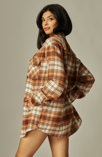 Mazie Plaid Oversized Shacket