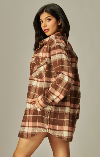 Mazie Plaid Oversized Shacket