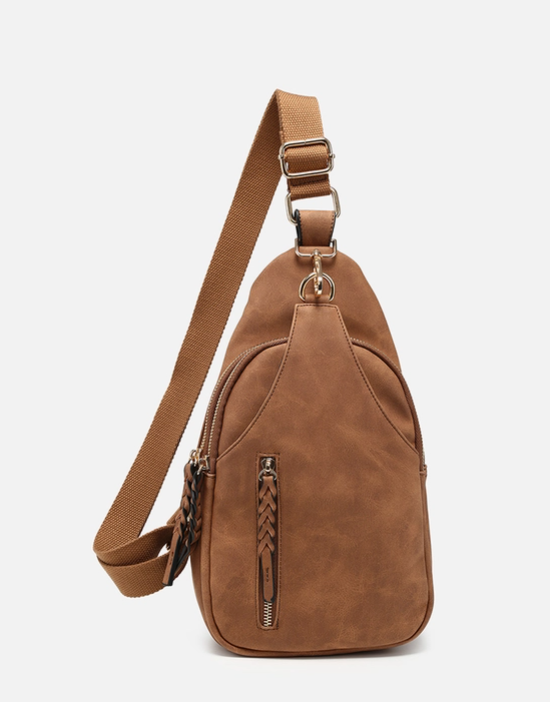 Nikki Suede Crossbody Purse