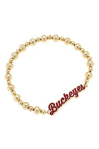 Canvas Style - Ohio State Buckeyes Autograph Enamel Stretch Bracelet !