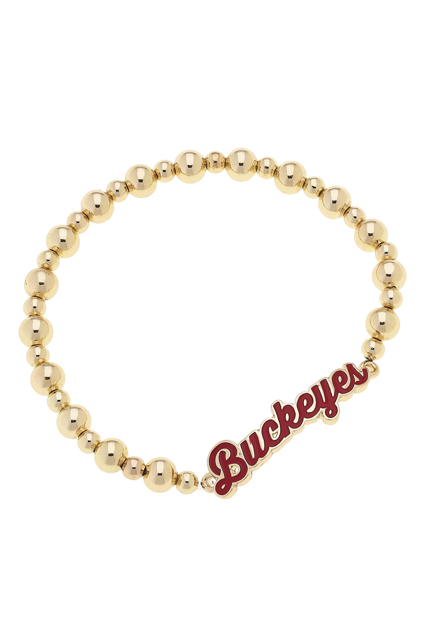 Canvas Style - Ohio State Buckeyes Autograph Enamel Stretch Bracelet
