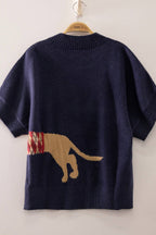 Buddy Dog Graphic Short Sleeve Knit