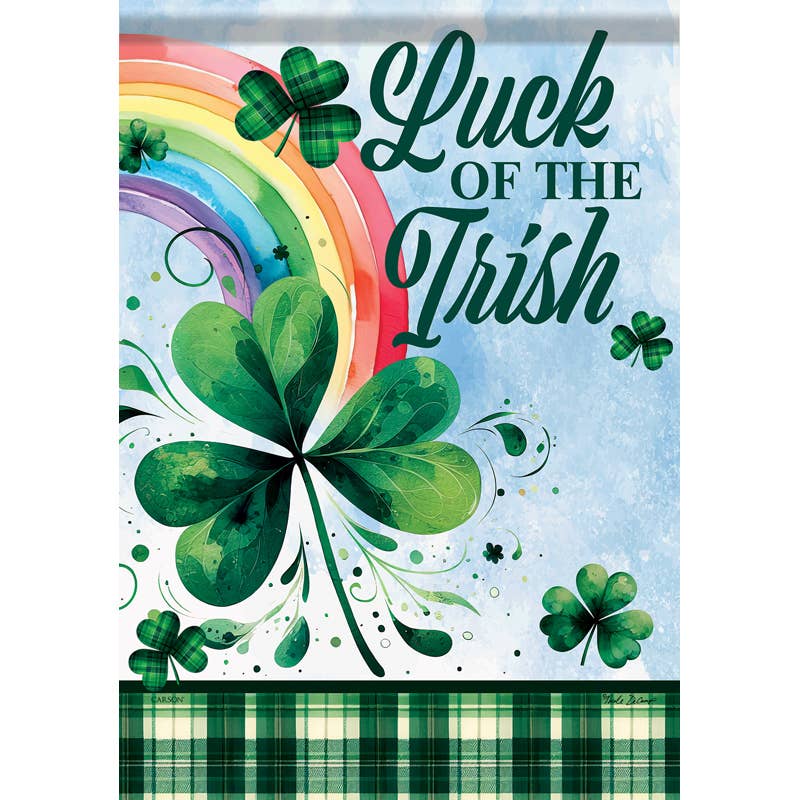 "Luck Of The Irish" Dura Soft™ Garden Flag