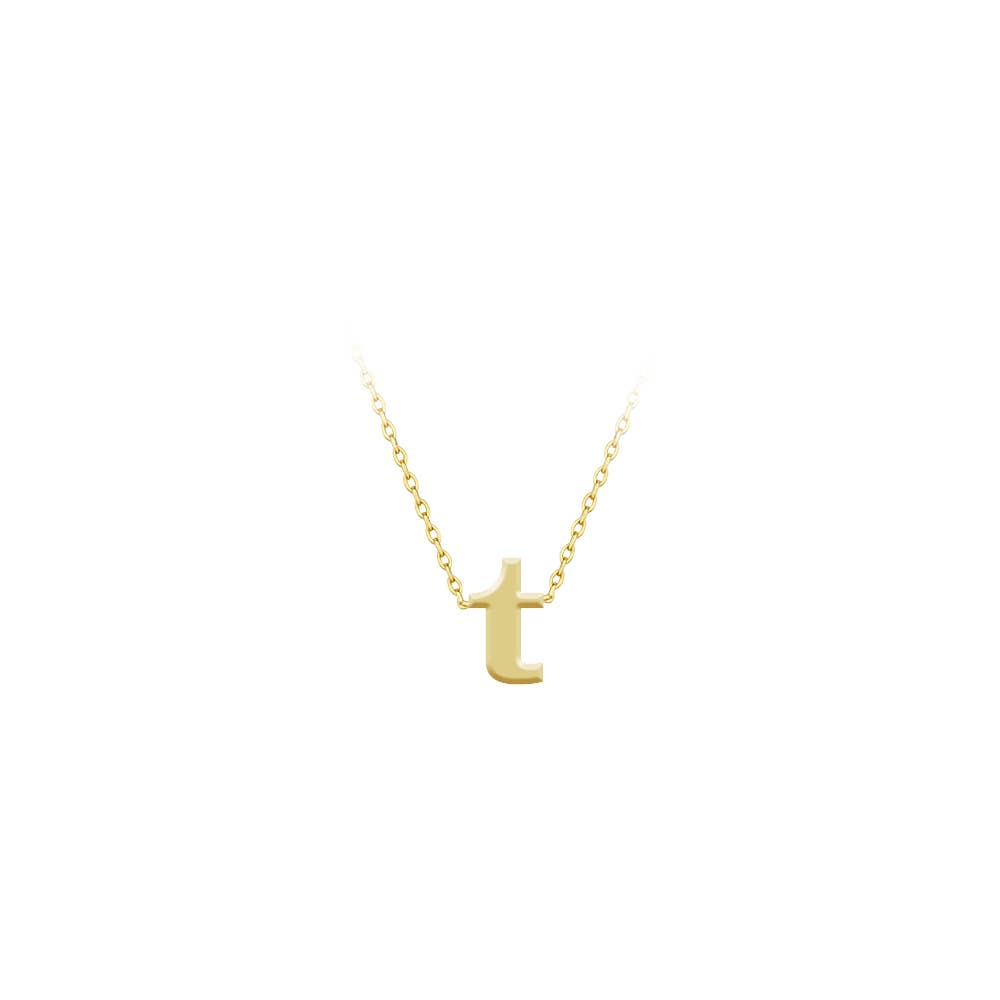 Maya J - Lower Case Mini Initial Necklaces