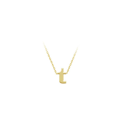 Maya J - Lower Case Mini Initial Necklaces