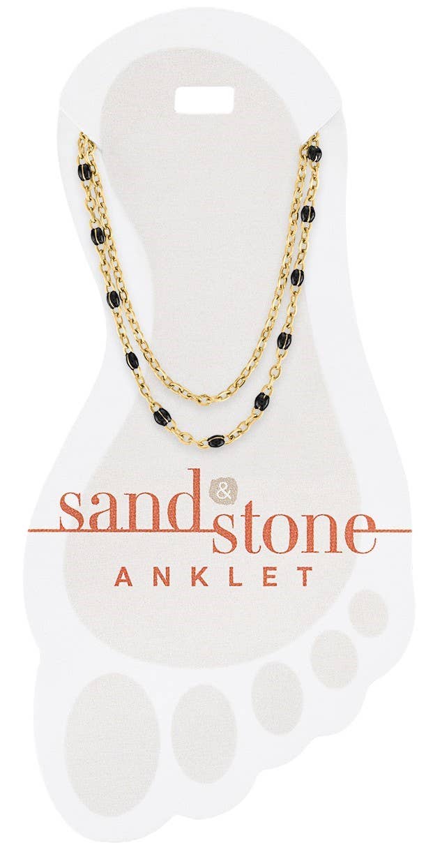 Sand and Stone Anklets
