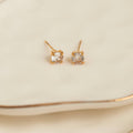 Howard's - Waterproof Earrings 5mm Round Cubic Zirconia Stud Narelle