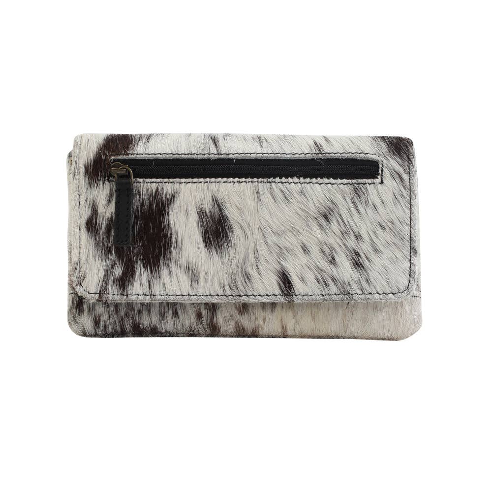 Myra Bag - COOKIE CRUNCH LEATHER AND HAIRON WALLET